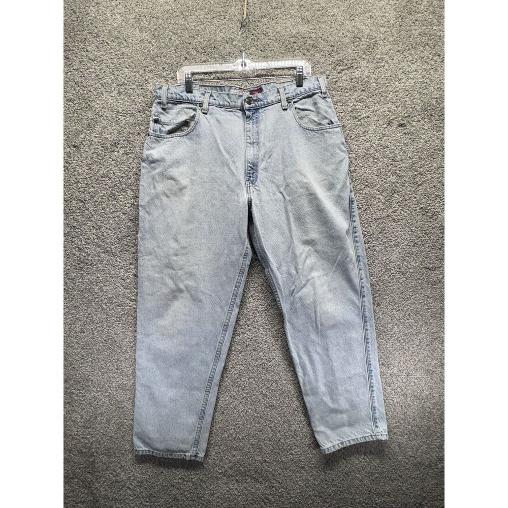 Vintage Levis Signature 545 Jeans Mens 36x29 Brown Tab Loose Fit Baggy Y2K USA